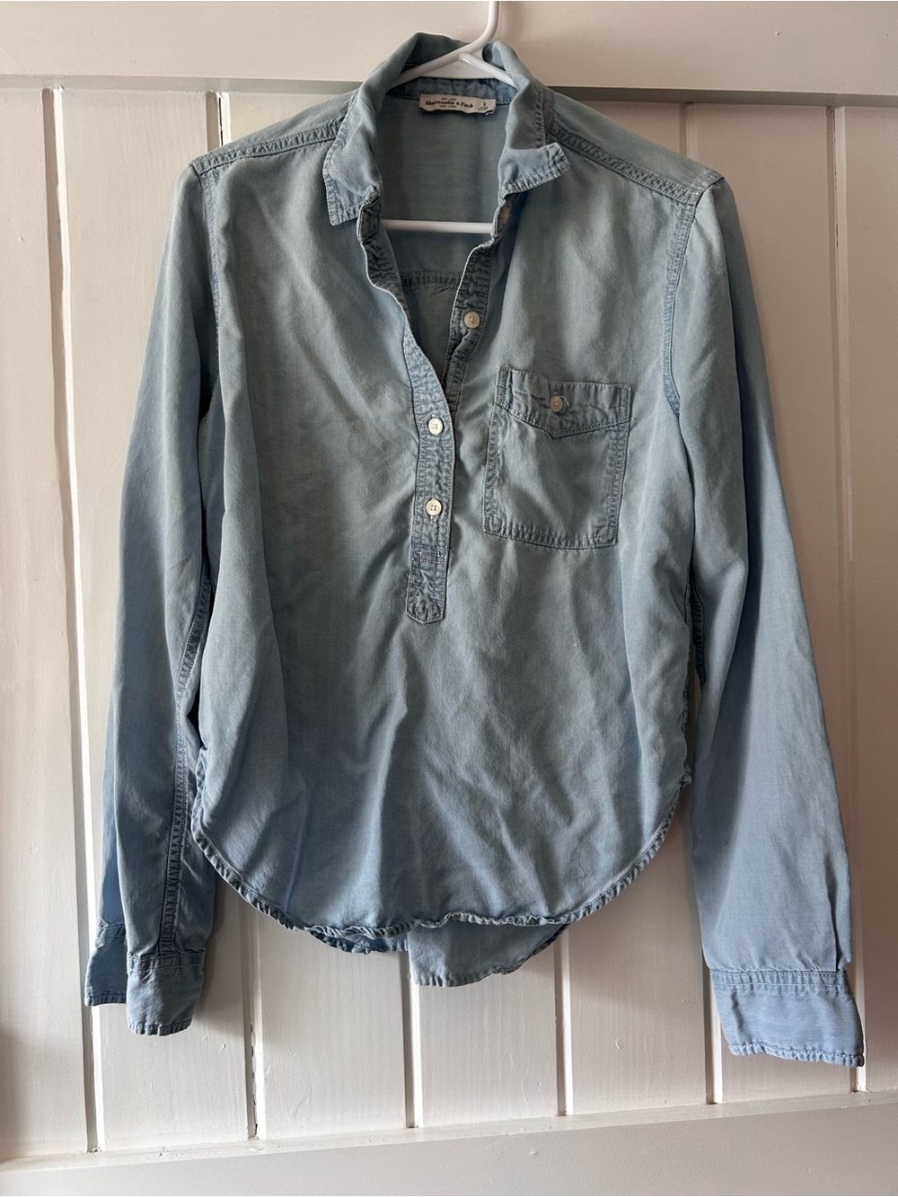 Abercrombie & Fitch | Light Blue Denim Shirt